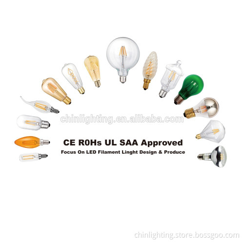 Waterproof 220V 110V st64 lighting led e26 e27 led edison light bulb vintage
